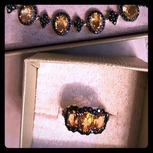 Citrine Bracelet and Ring Set